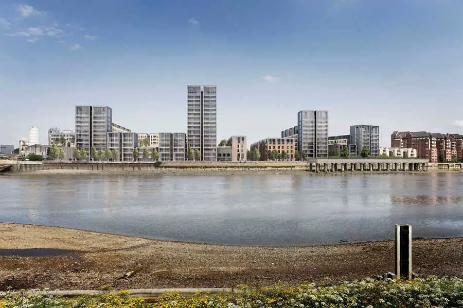 Fulham Wharf Masterplan London buildings design