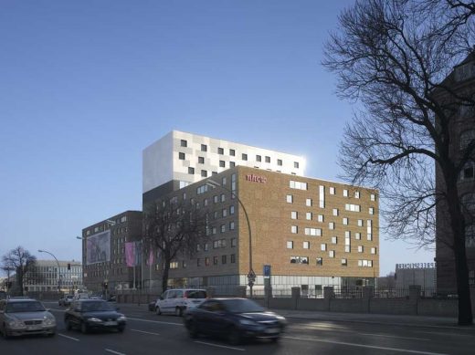 Hotel nhow Berlin building Friedrichshain-Kreuzberg