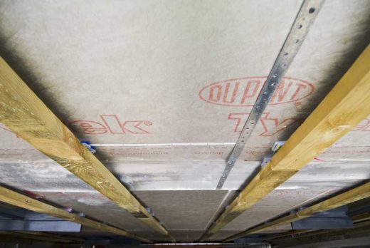 Tyvek Reflex Breather Membrane Low Emissivity ceiling construction