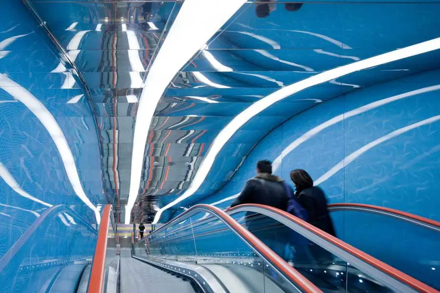 Naples Subway Station Building design by Karim Rashid