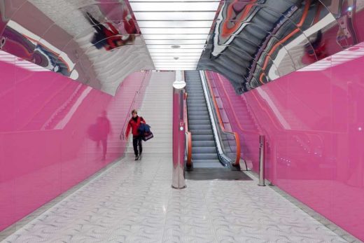 Naples Subway Station Building design by Karim Rashid