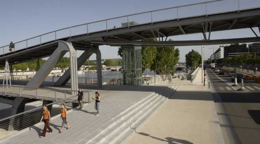 Passerelle Simone de Beauvoir Paris bridge