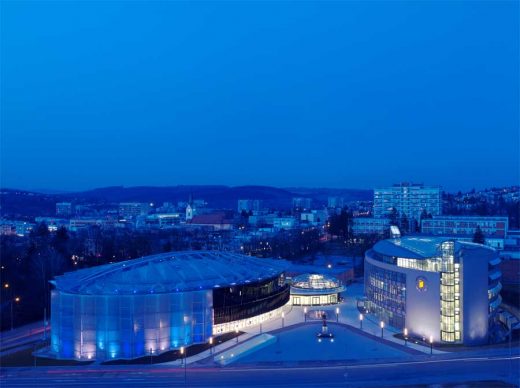 Zlin Congress Centre Cultural Centre building by Brno Architect, Eva Jiricna