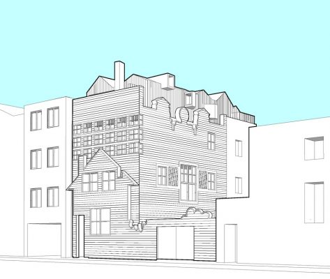 Blue House Extension in London
