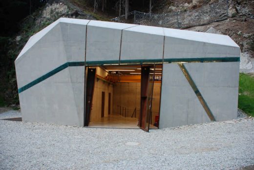 Hydroelectric Power Station building in Winnebach, Dörfl, Bolzano, Italy