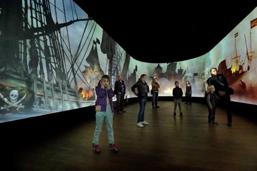 The Maritime Museum in Amsterdam building interior