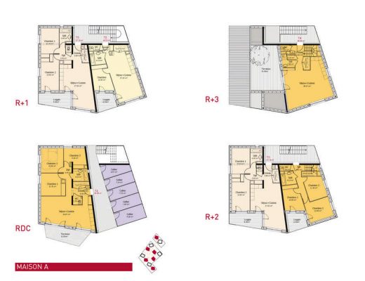 ZAC Beauvert Grenoble building plans