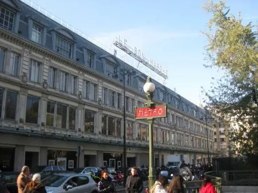 Le Bon Marché Paris department store facade