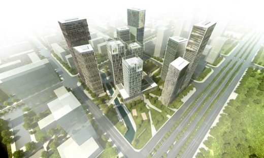 Nanjing Tower Buildings, gmp design