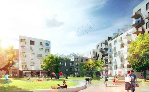 Aarhus Harbour buildings design for Brabrand Housing Association