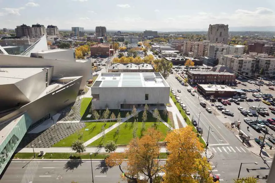 Clyfford Still Museum Denver Gallery building Colorado USA