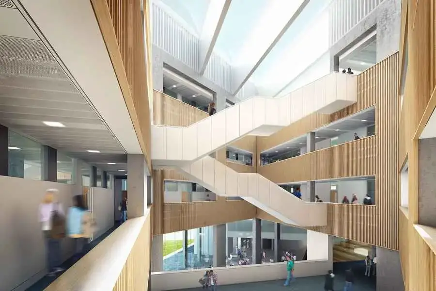 Merthyr Learning Quarter: Further Education College - e-architect