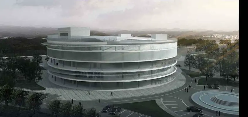 Shanghai Zhangpu Aquatic Center China