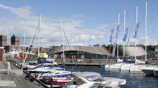 Aker Brygge Restaurant, Oslo Waterfront Building