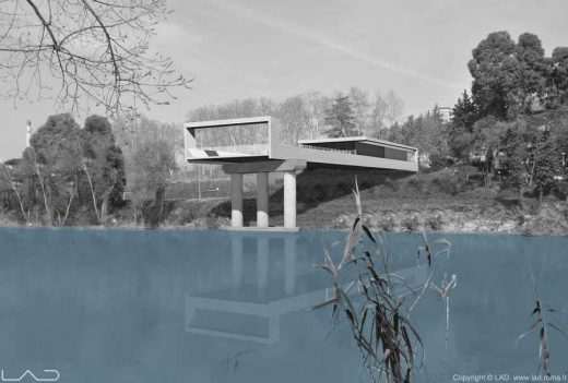 Bailey Bridge Rome building design by LAD - Laboratorio di Architettura e Design