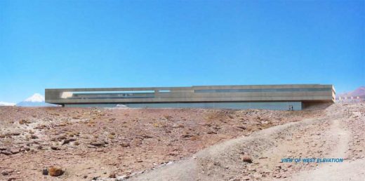 Atacama Desert accommodation building Chile