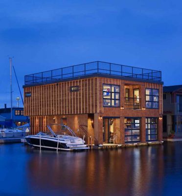 Lake Union Float Home: Seattle Float House, Washington