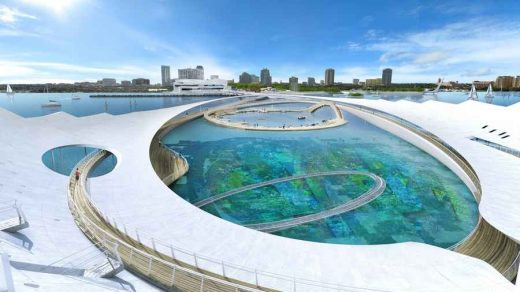 St. Petersburg Pier Buildings design by Michael Maltzan Architecture