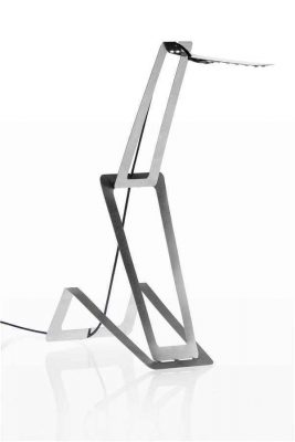 Flaca Stainless Steel Lamp: Stainless Steel Design