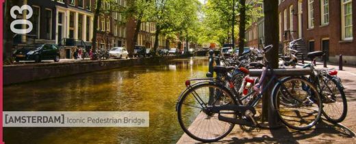 Amsterdam Pedestrian Bridge Architecture Competition canal bicycle