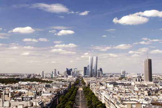 Hermitage Plaza Paris tower buildings