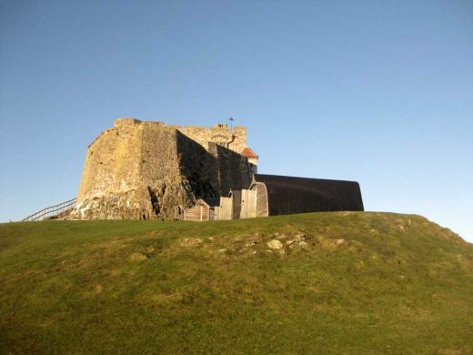 Lindisfarne Castle Holy Island buildings