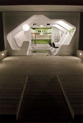Barber shop Rehovot design by Lior Vaknin Architects Israel