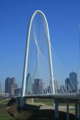 Margaret Hunt Hill Bridge, Dallas, by Santiago Calatrava