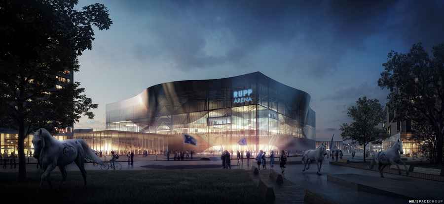 Rupp Arena Lexington Basketball Arena building