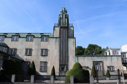 Stoclet Palace Brussels building design by architect Josef Hoffmann