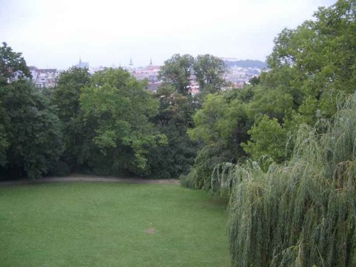 Vila Tugendhat Brno garden at Mies van der Rohe house