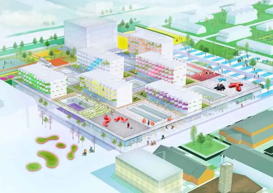 Academic District in Bemowo Warsaw Masterplan