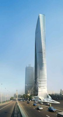 Nile Tower Cairo building design by Zaha Hadid Architects