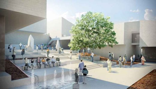 Palestinian Museum Architecture Competition entry by Henning Larsen