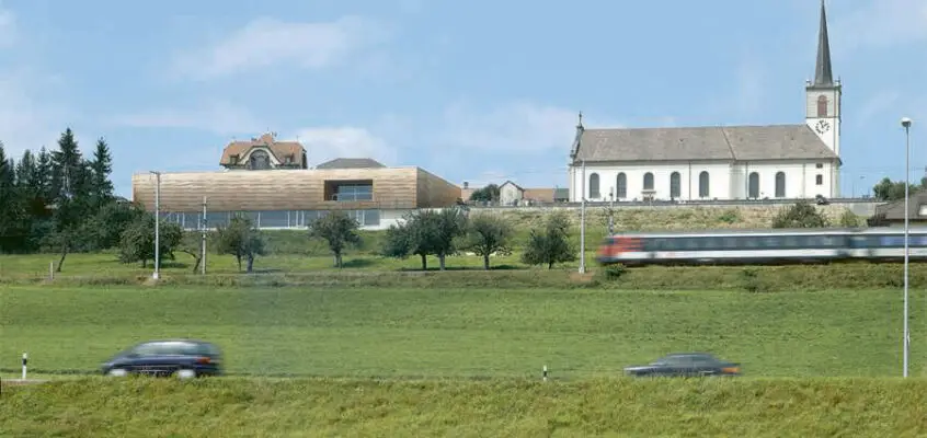 Sports Hall in Villaz-Saint-Pierre, Building