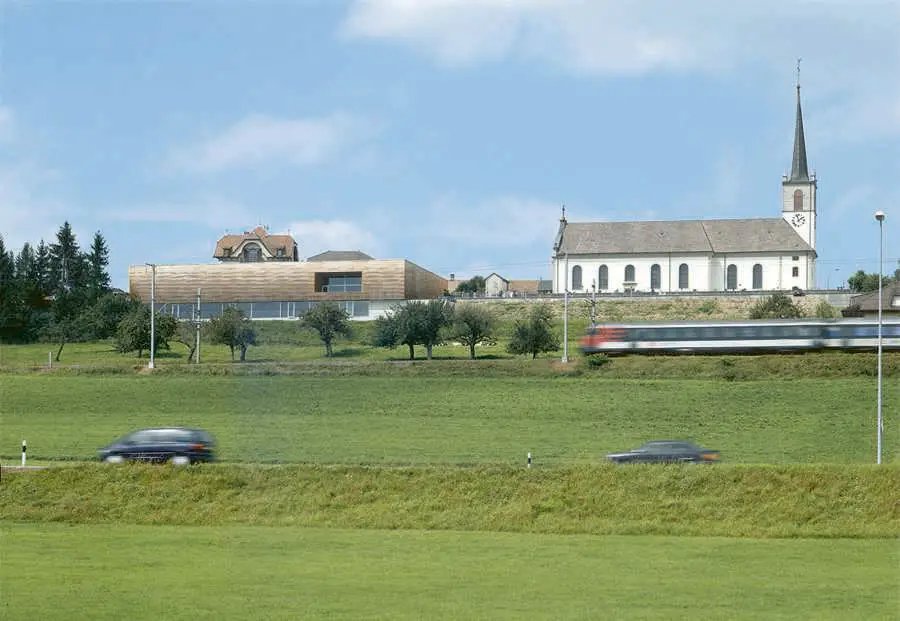 Sports Hall in Villaz-Saint-Pierre, Swiss Sports Building