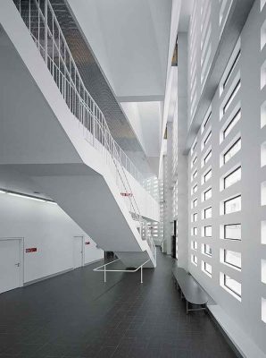 La Peña Multi-Sport Pavilion Bilbao building interior