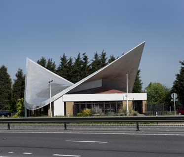 Markham Moor petrol station canopy UK