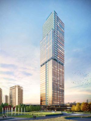 Palladium Tower Istanbul building design Turkey