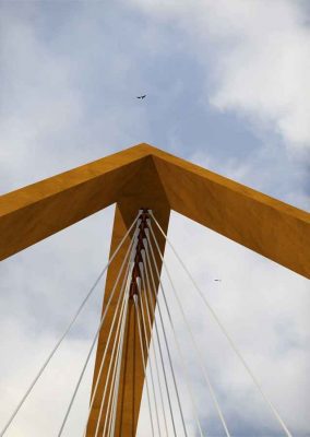 Pedestrian and Bicycle Bridges in Reykjavik