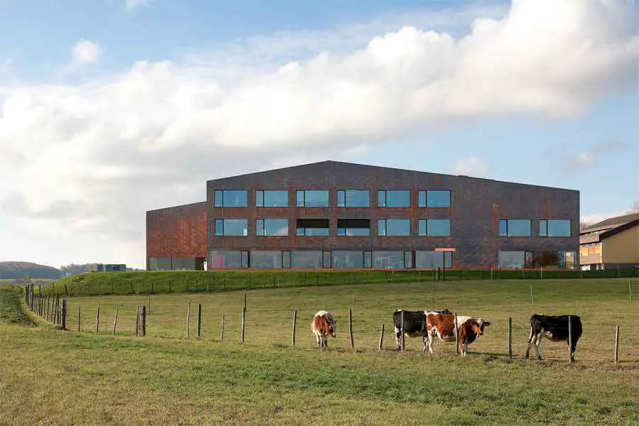 Sports Hall Apples, Swiss Sports Building, Secondary School