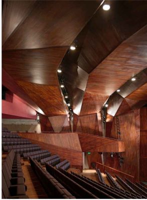 Lyric Theatre Belfast, O'Donnell + Tuomey Building interior