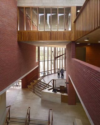 Lyric Theatre Belfast by O'Donnell + Tuomey foyer