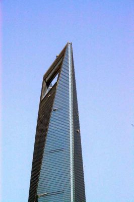 Shanghai World Financial Center tower building