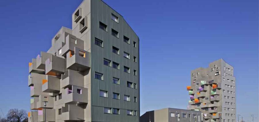 Housing Rennes Courrouze Buildings, Homes