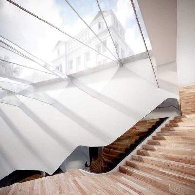 V&A Exhibition Road Project stairs by Amanda Levete Architects | www.e-architect.com