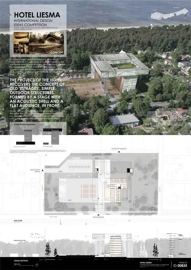 Hotel Liesma Architectural Competition, Latvia