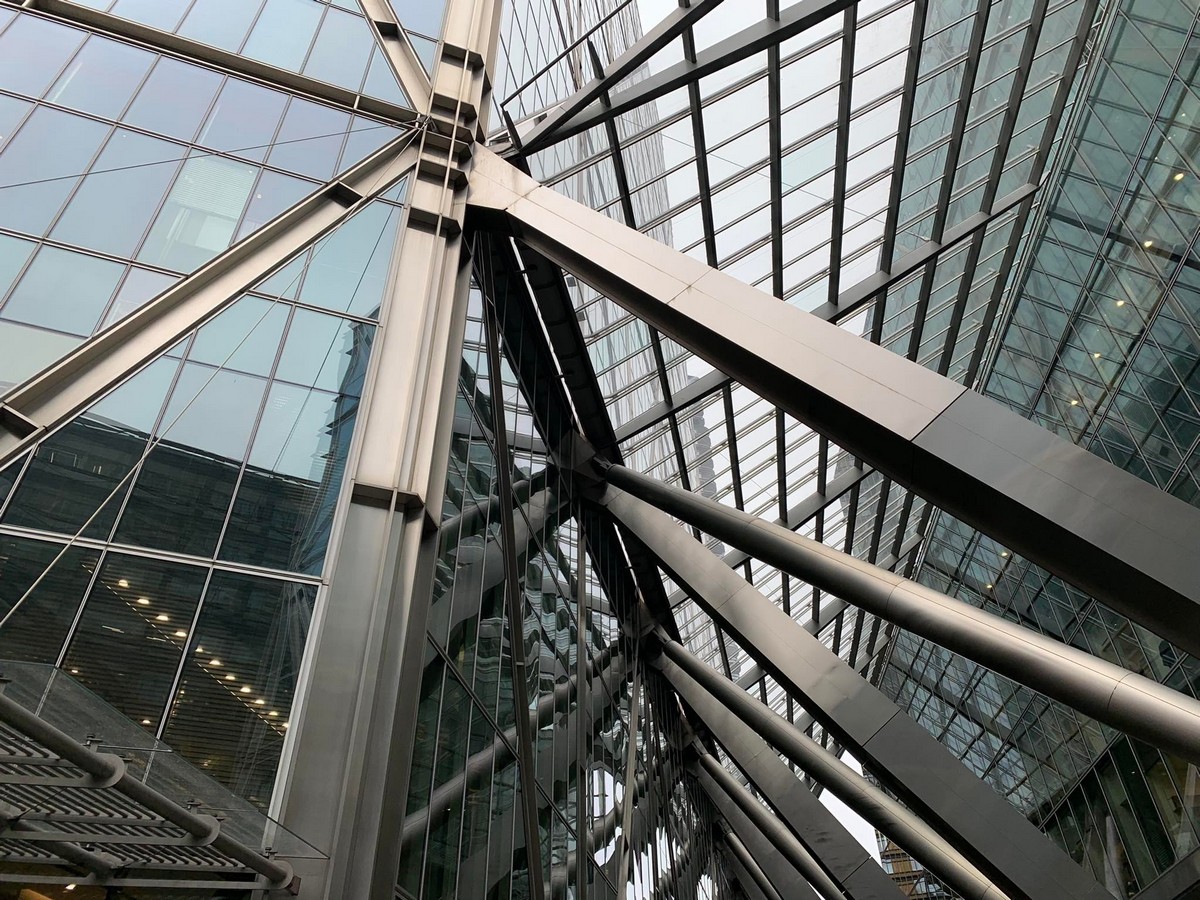 201 Bishopsgate, Broadgate Tower steel structure