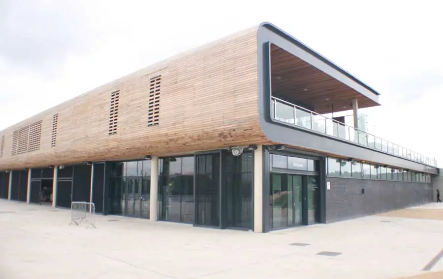 White Water Canoe Centre, Lee Valley London timber facade