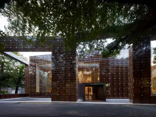 Japanese Higher Education Building design by Sou Fujimoto Architects - exterior